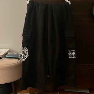 Barely worn Darc sport black cargo sweatpants